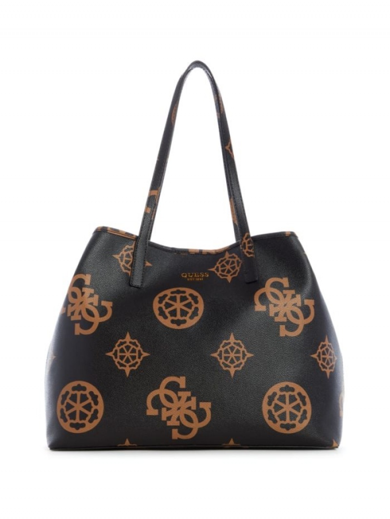 Guess Vikky Logo Large Kadın Tote Çanta Renkli | 29140IUBX