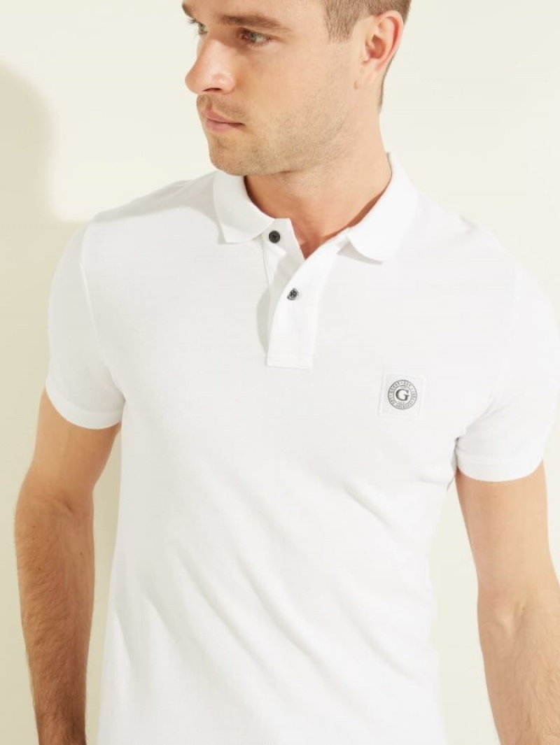 Guess Washed Erkek Gömlek Beyaz | 53940VHCR