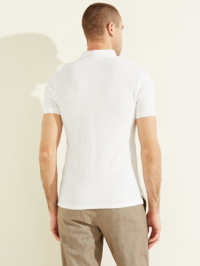 Guess Washed Erkek Gömlek Beyaz | 53940VHCR