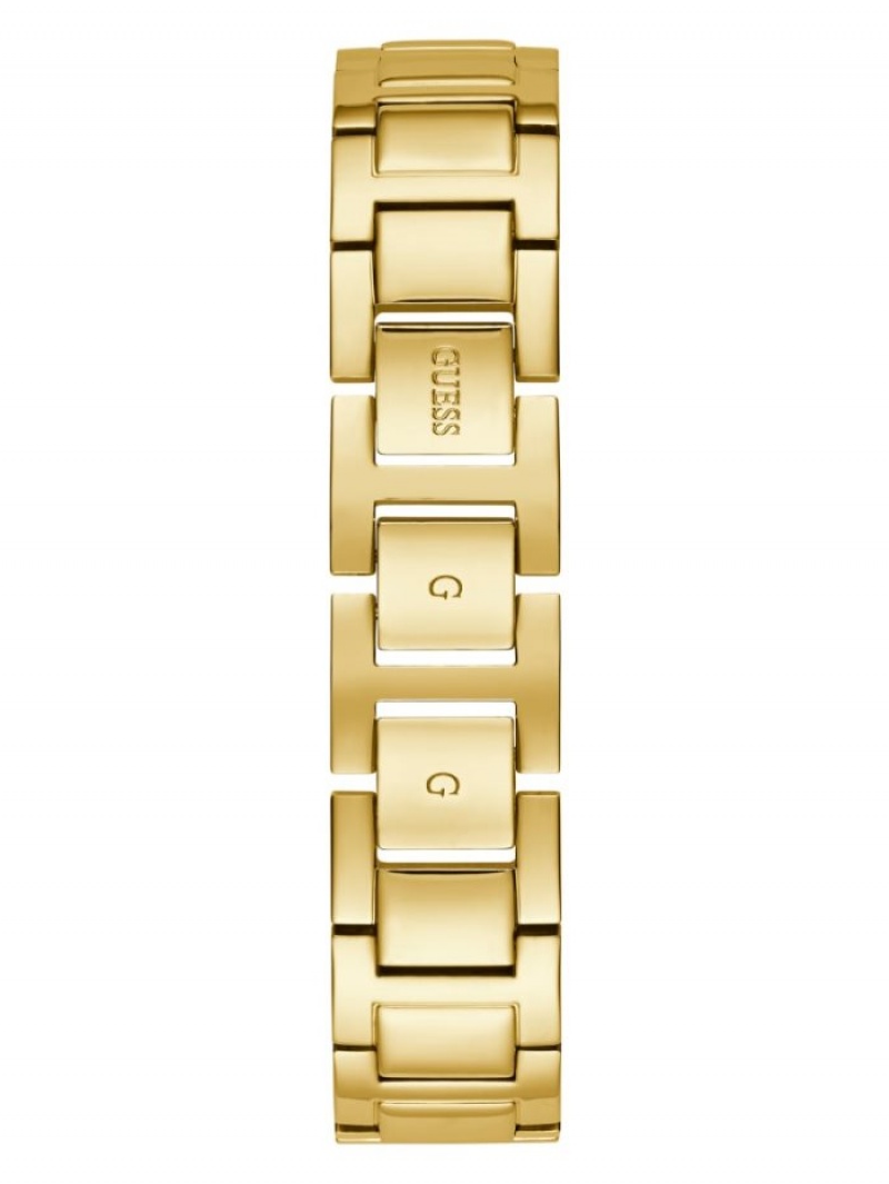 Guess and Gold-Tone Crystal Analog Kadın Saat Renkli | 76801QJXD